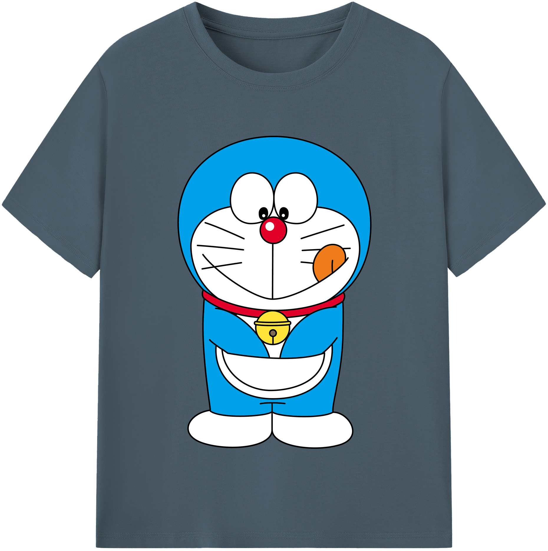 （画像用） ドラえもん Doraemon 綿100％半袖Tシャツ（フロントプリント）